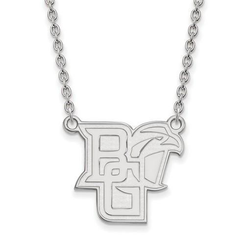Bowling Green State University Falcons Sterling Silver Pendant Necklace 6.27 gr