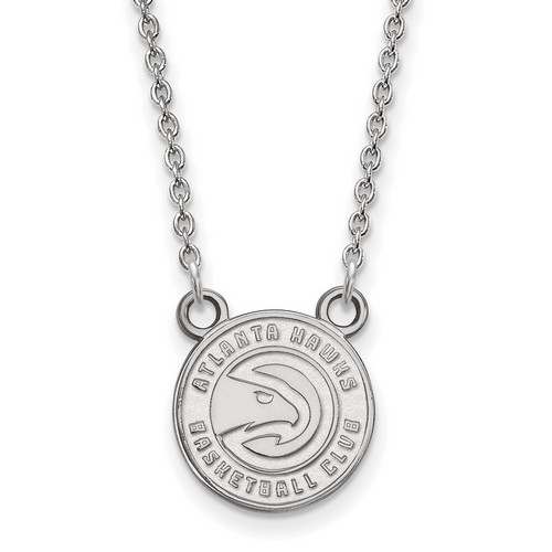 Atlanta Hawks Small Pendant Necklace in Sterling Silver 3.32 gr