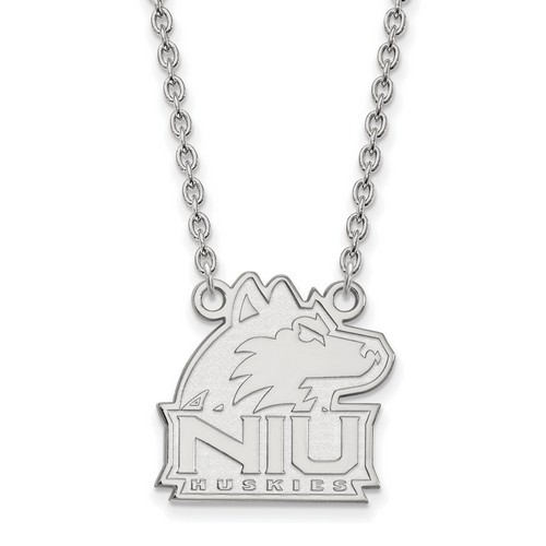 Northern Illinois University Huskies Sterling Silver Pendant Necklace 6.19 gr