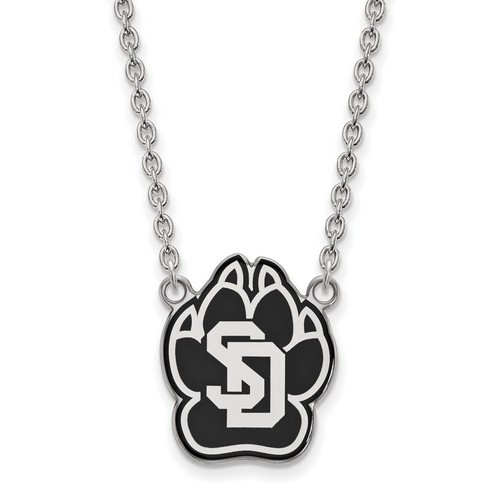 University of South Dakota Coyotes Sterling Silver Pendant Necklace 5.87 gr