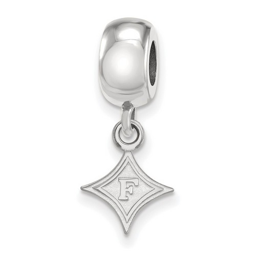Furman University Paladins XS Dangle Bead Charm in Sterling Silver 2.68 gr