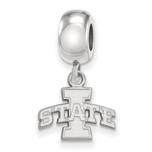 Iowa State University Cyclones XS Dangle Bead Charm in Sterling Silver 1.23 gr