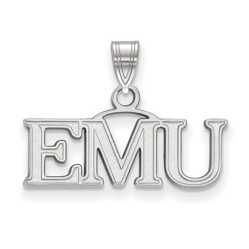 Eastern Michigan University Eagles Small Pendant in Sterling Silver 1.16 gr