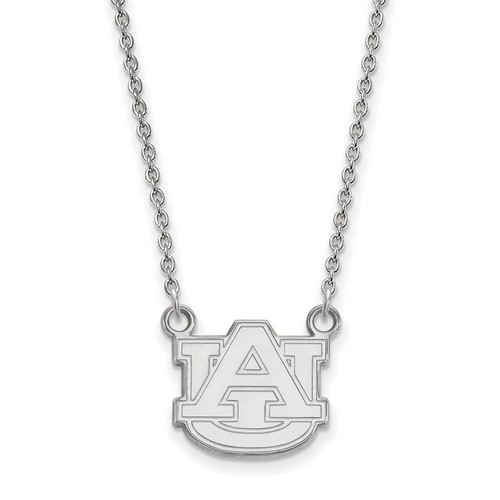 Auburn University Tigers Small Pendant Necklace in Sterling Silver 3.49 gr
