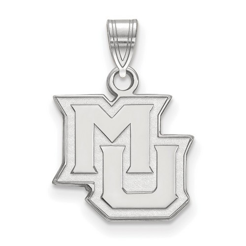Marquette University Golden Eagles Small Pendant in Sterling Silver 1.53 gr
