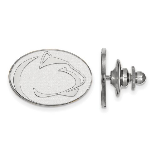 Penn State University Nittany Lions Lapel Pin in Sterling Silver 2.57 gr