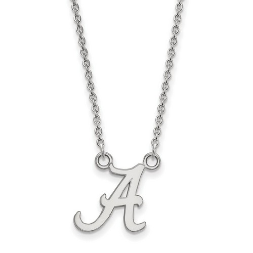 University of Alabama Crimson Tide Sterling Silver Pendant Necklace 1.93 gr