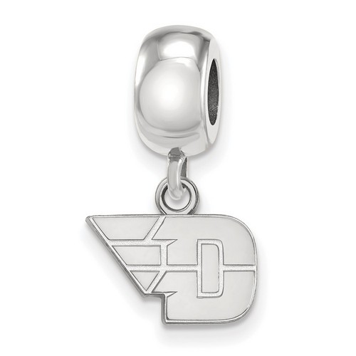 University of Dayton Flyers XS Dangle Bead Charm in Sterling Silver 3.10 gr