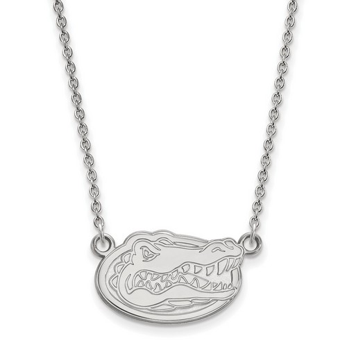University of Florida Gators Small Pendant Necklace in Sterling Silver 4.11 gr