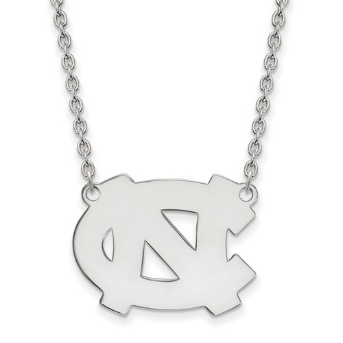 University of North Carolina Tar Heels Sterling Silver Pendant Necklace 7.11 gr