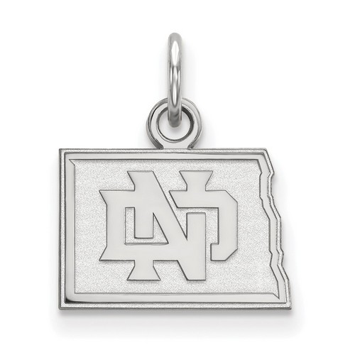 University of North Dakota Fighting Hawks XS Pendant in Sterling Silver 1.31 gr