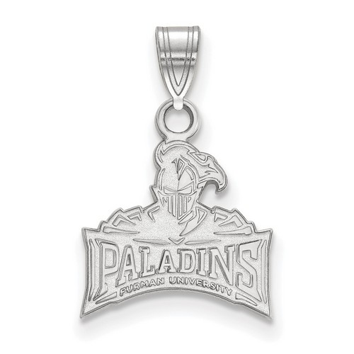 Furman University Paladins Small Pendant in Sterling Silver 1.08 gr