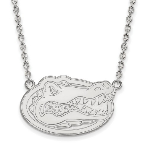 University of Florida Gators Large Sterling Silver Pendant Necklace 8.25 gr
