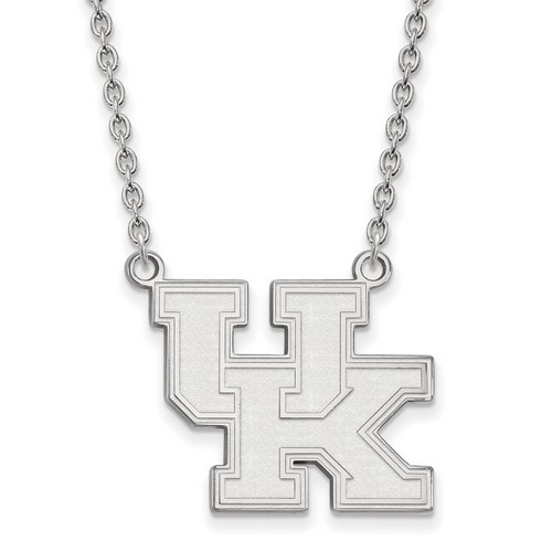 University of Kentucky Wildcats Large Sterling Silver Pendant Necklace 6.43 gr