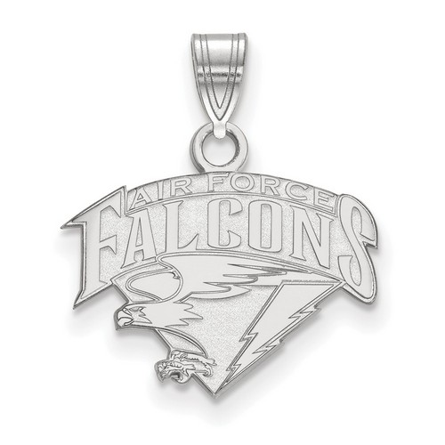United States Air Force Academy Falcons Small Pendant in Sterling Silver 1.58 gr