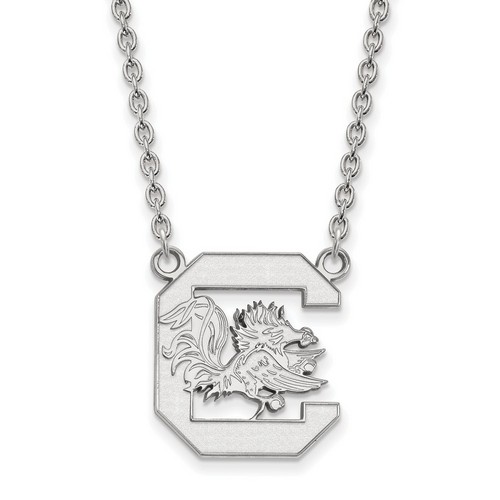 University of South Carolina Gamecocks Sterling Silver Pendant Necklace 5.63 gr