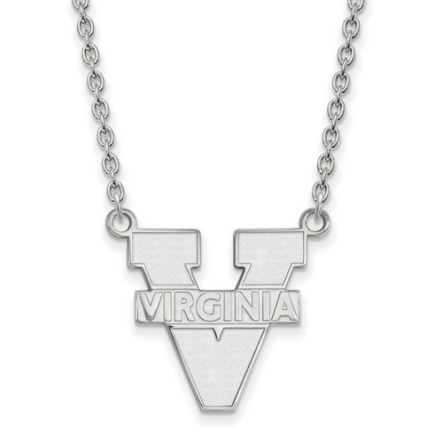 University of Virginia Cavaliers Large Sterling Silver Pendant Necklace 8.17 gr
