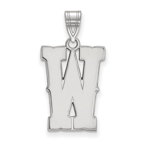 University of Wyoming Cowboys Large Pendant in Sterling Silver 2.46 gr