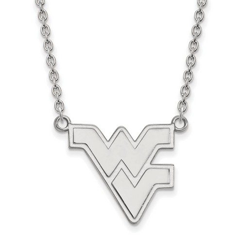 West Virginia University Mountaineers Sterling Silver Pendant Necklace 5.71 gr