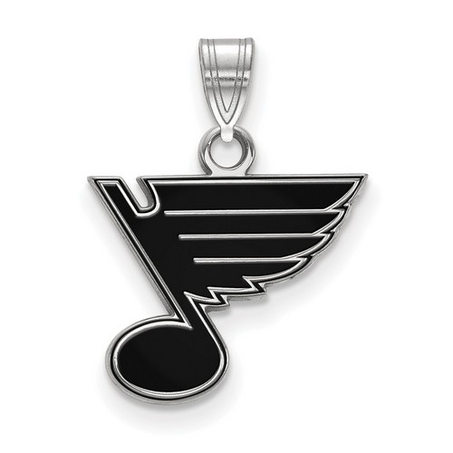 St. Louis Blues Small Pendant in Sterling Silver 1.07 gr