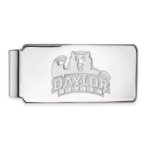 Baylor University Bears Money Clip in Sterling Silver 16.73 gr