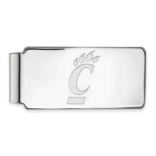 University of Cincinnati Bearcats Money Clip in Sterling Silver 16.71 gr
