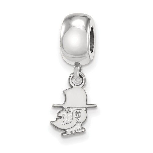 Appalachian State University Mountaineers Sterling Silver Dangle Bead Charm