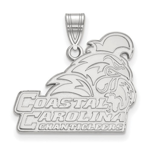 Coastal Carolina University Chanticleers Large Sterling Silver Pendant 3.01 gr