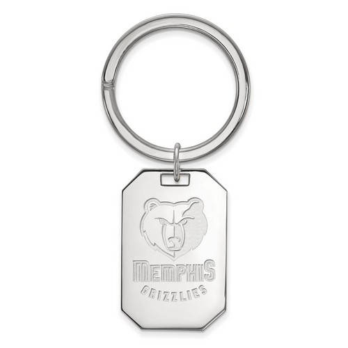 Memphis Grizzlies Key Chain in Sterling Silver 11.95 gr