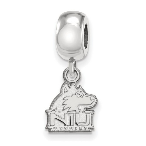 Northern Illinois University Huskies XS Sterling Silver Dangle Bead Charm 2.95gr