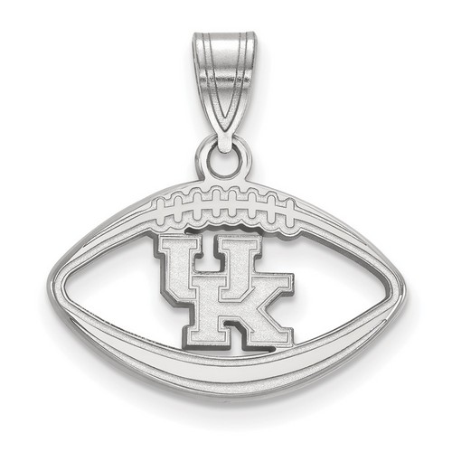 University of Kentucky Wildcats Sterling Silver Football Pendant 1.48 gr