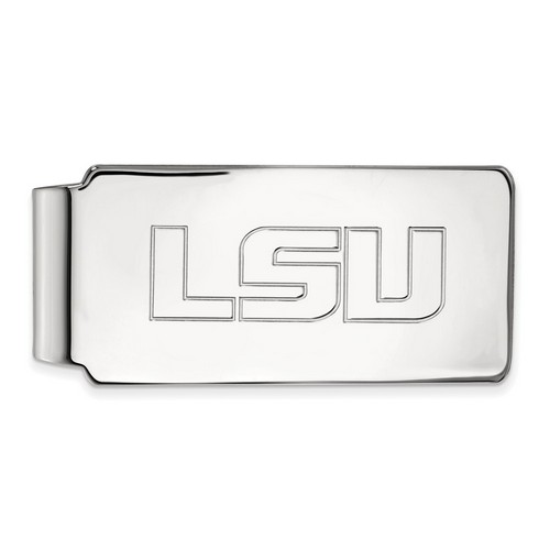 Louisiana State University LSU Tigers Money Clip in Sterling Silver 17.32 gr