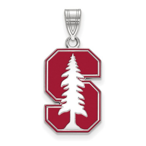 Stanford University Cardinal Large Pendant in Sterling Silver 2.30 gr
