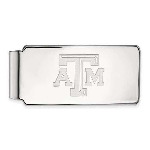 Texas A&M University Aggies Money Clip in Sterling Silver 16.61 gr