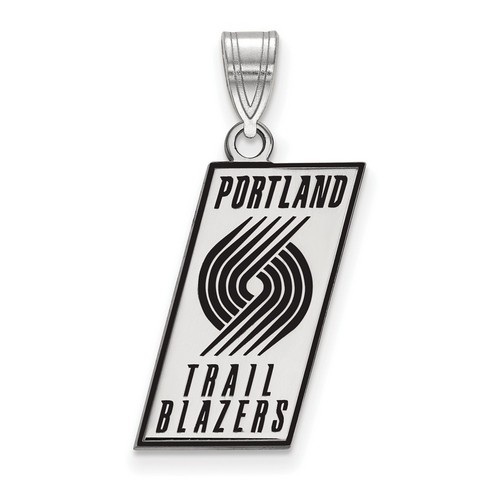 Portland Trail Blazers Large Pendant in Sterling Silver 2.29 gr