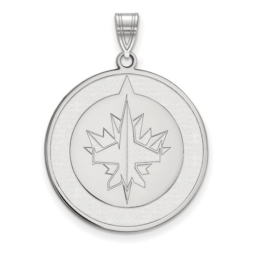 Winnipeg Jets XL Pendant in Sterling Silver 5.11 gr