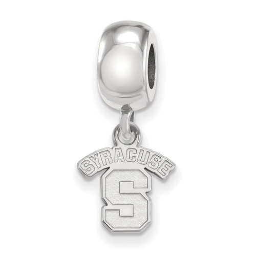 Syracuse University Orange XS Dangle Bead Charm in Sterling Silver 3.09 gr