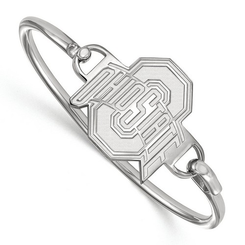 Ohio State University Buckeyes Bangle in Sterling Silver 15.31 gr