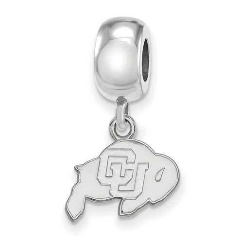 University of Colorado Buffaloes XS Dangle Bead Charm in Sterling Silver 3.06 gr
