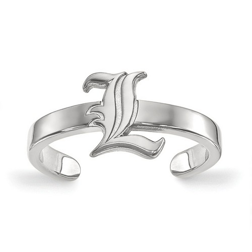 University of Louisville Cardinals Toe Ring in Sterling Silver 1.20 gr