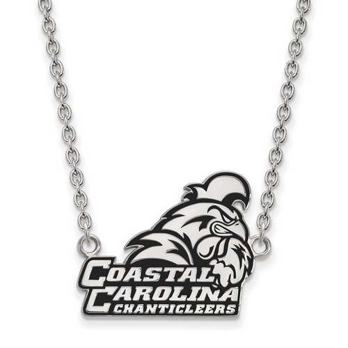 Coastal Carolina University Chanticleers Sterling Silver Pendant Necklace 6.62gr