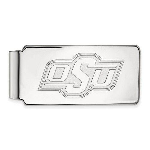 Oklahoma State University Cowboys Money Clip in Sterling Silver 16.57 gr