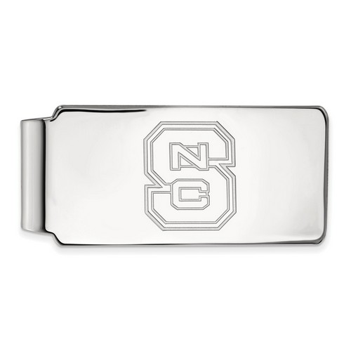 North Carolina State University Wolfpack Money Clip in Sterling Silver 17.06 gr