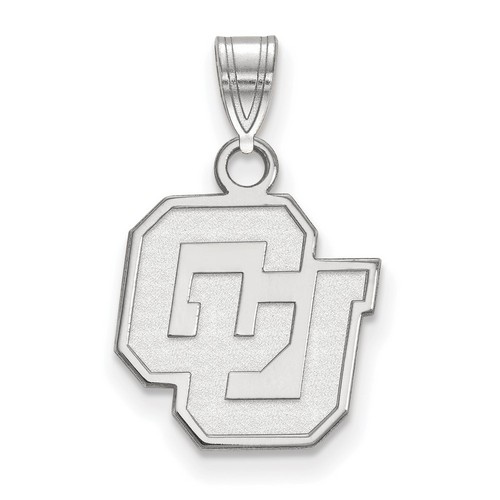 University of Colorado Buffaloes Small Pendant in Sterling Silver 1.26 gr