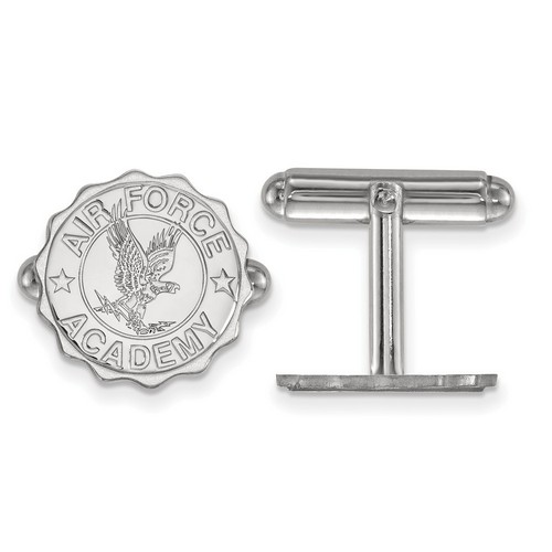United States Air Force Academy Falcons Crest Sterling Silver Cuff Link 6.80 gr
