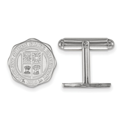 Bowling Green State University Falcons Sterling Silver Crest Cuff Link 6.58 gr