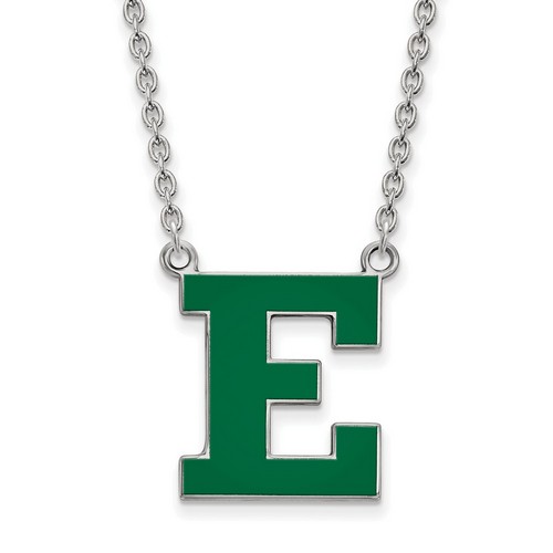 Eastern Michigan University Eagles Sterling Silver Pendant Necklace 4.57 gr