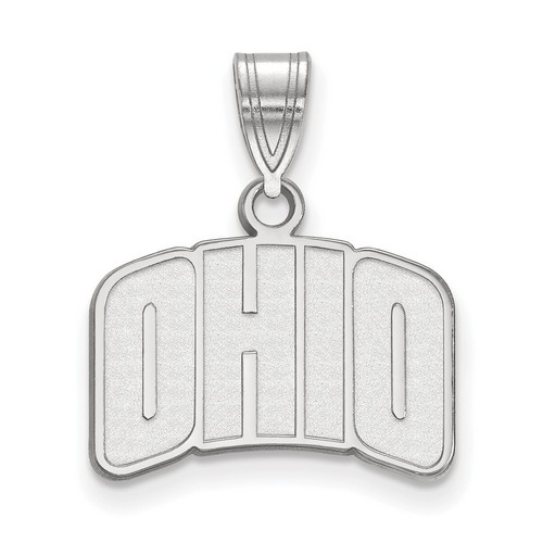 Ohio University Bobcats Small Pendant in Sterling Silver 1.73 gr