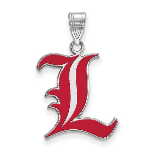 University of Louisville Cardinals Large Pendant in Sterling Silver 1.68 gr