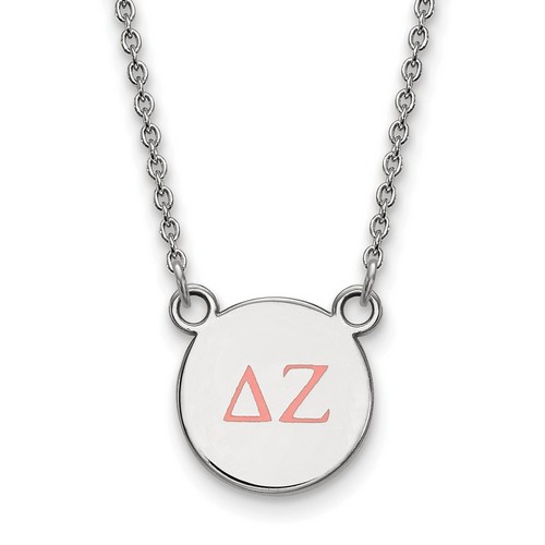 Delta Zeta Sorority XS Sterling Silver Pendant Necklace 3.34 gr